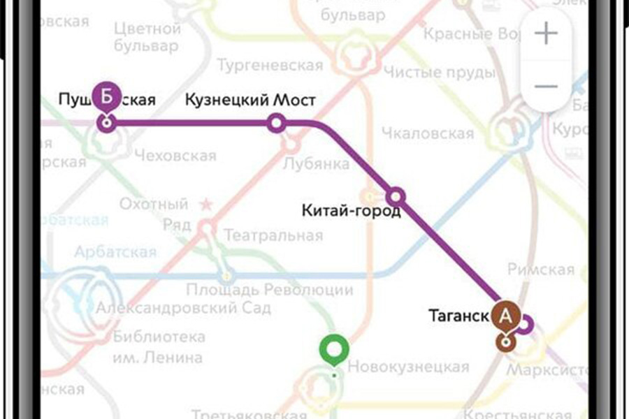 Интерактивную схему метро и карту парковок добавили в мобильное приложение  «Московский транспорт»